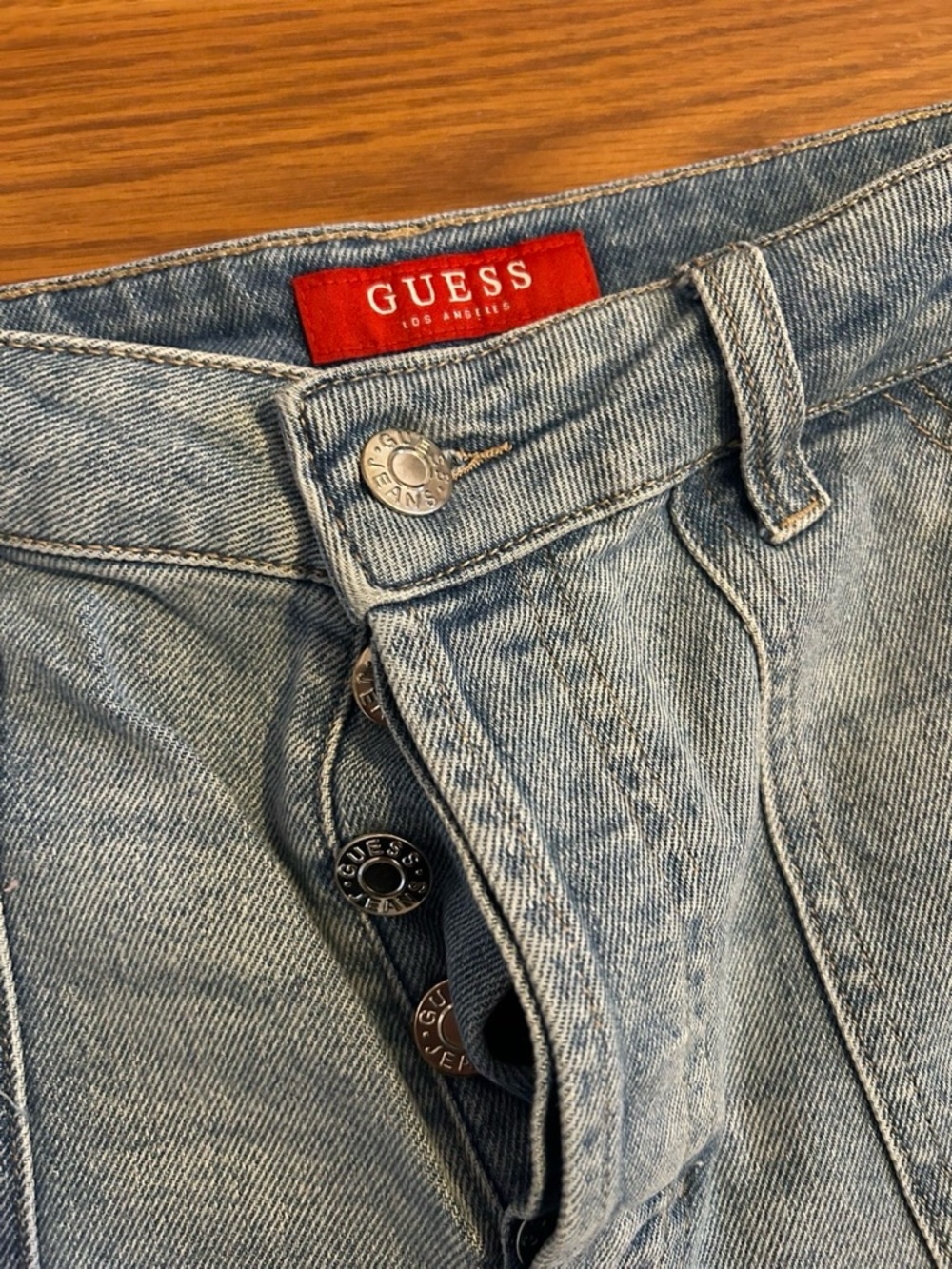 Guess Distressed Cargo Jeans - Picture 3 of 4
